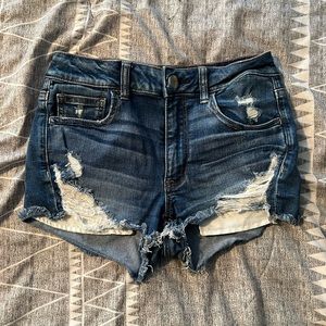 American Eagle (AE) high rise shortie shorts